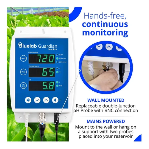 Wi-fi En Línea De Monitor De Tutor Bluelab Para Mediciones Y