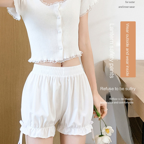 Pantalones Cortos Bloomers Maid Con Volantes Y Calabaza (w-l