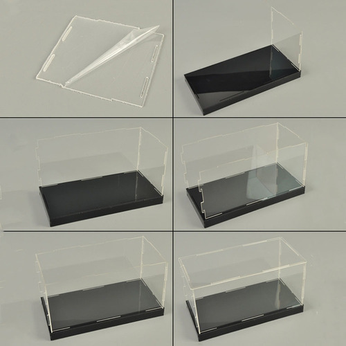 K Caja De Exhibición De Acrílico Transparente El 10x10x20cm
