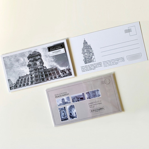 Pack X 6 Postales Fotos Palacio Barolo Buenos Aires