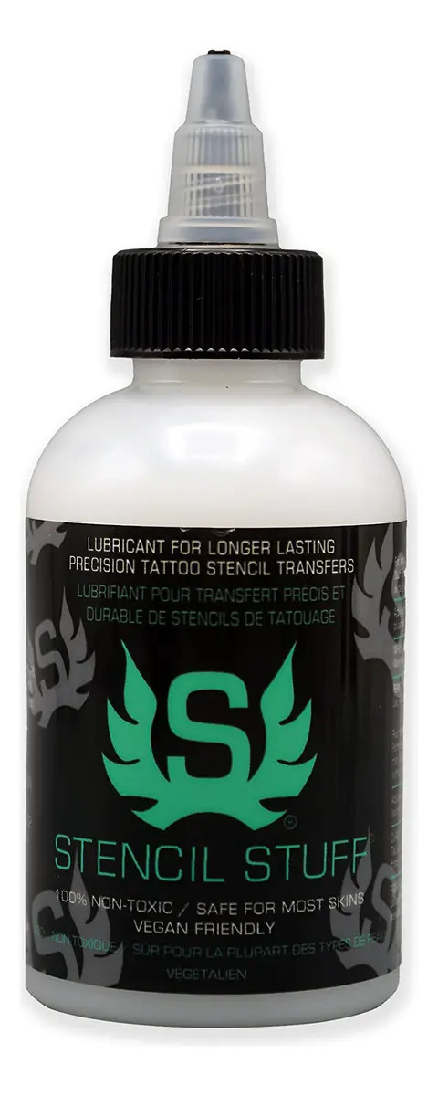 Adhesivo de Plantillas Tatuaje Vegano 120ml Stencil Stuff Hipoalergénico