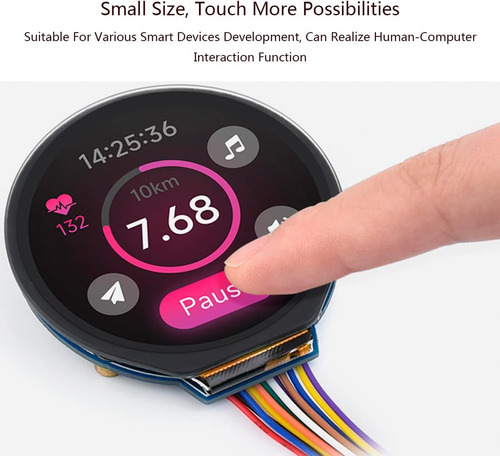 Módulo Lcd Táctil 1.28 Pulgadas 240x240 Rgb 65k