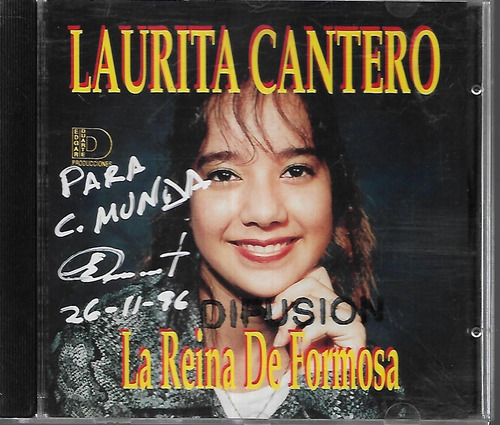 Laurita Cantero Album La Reina De Formosa Sello Ed Cd 