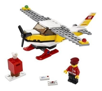 Lego City Mail Plane 60250 74 Piezas 