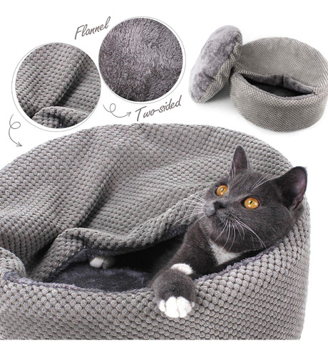 Winsterch Casa De Cama Para Gatos Lavable Y Cálida, Camas Re
