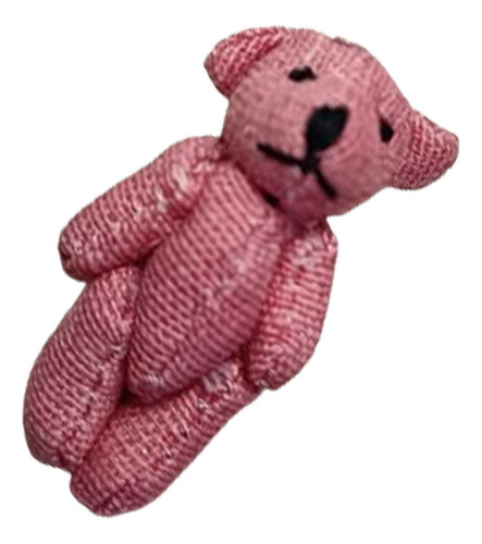 2 Mini Urso De PelĂșcia Conjunto Diy Saco Charme Bicho De