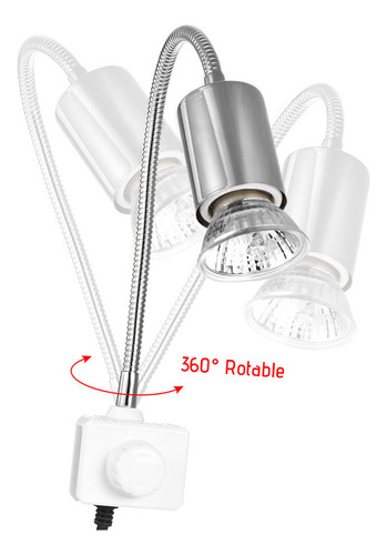 Lâmpada De Mesa Clip On Para Répteis Uva Lamp Aquecedor De C