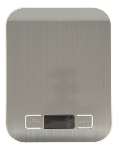 Báscula De Cocina Digital Alimentos Acero Inoxidable 5 Kg/1g
