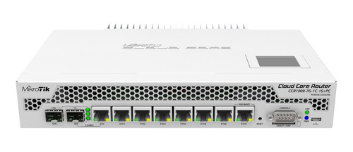 Cloud Core Router Mikrotik Ccr-1009-7g-1c-1s+pc
