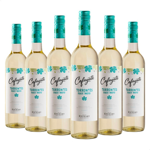 Vino Cafayate Torrontes Dulce Tardio Pack X6 - 01mercado