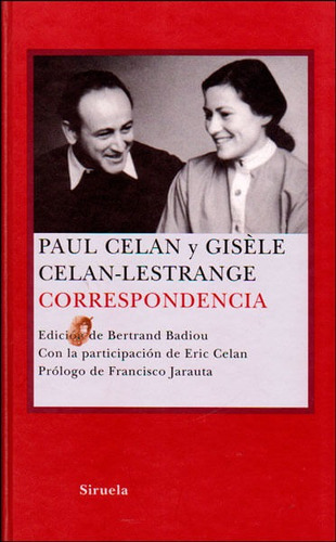 Correspondência, De Paul Celan, Gisèle Celan - Lestrange. Editorial Promolibro, Tapa Dura, Edición 2008 En Español