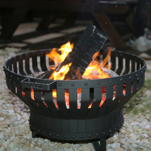 Fogonero Brasero Circular Bosca Fire Pit Asador Asador Leña