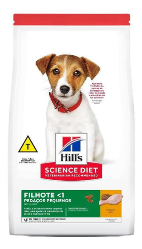 Ração Hills Science Diet Cães Filhotes Pedaços Pequenos 12kg