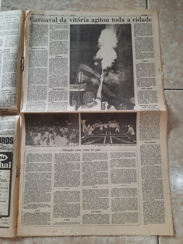 Jornal Do Brasil Flamengo Campeão Do Mundo 1981 (Usado)