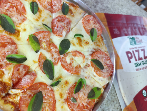 Massa Pré-assada Pizza Sem Glúten Sem Lactose - Casa Rigani