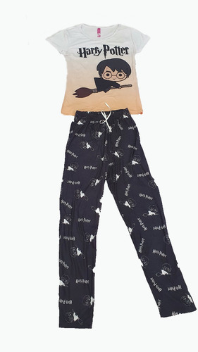 Pijama De Mujer Harry Potter Pantalon Y Blusa