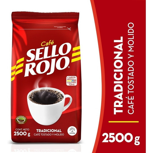 Café Sello Rojo 2500gr - Kg A $47495