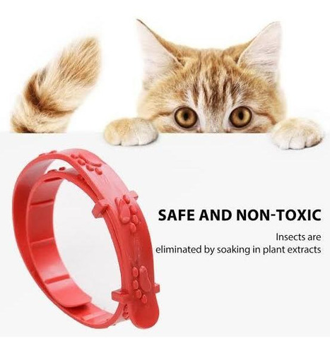 Collar Anti Pulgas Y Garrapatas Para Mascotas Graduable