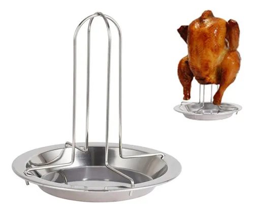 Asador Vertical De Acero Inoxidable For Asar Pollo En Horno