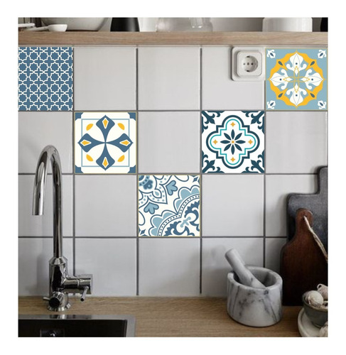 Azulejos Vinilos Decorativos Autoadhesivos Cocina Baño X10un
