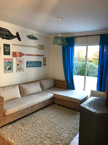 Gran Casa Amoblada, En Santa María Del Mar, Barrio Seguro