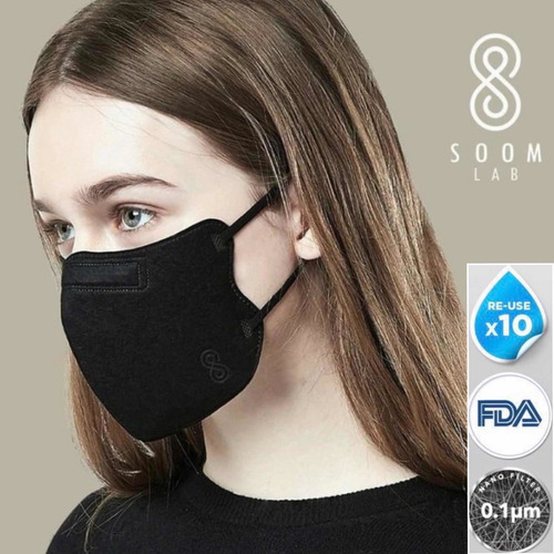 Cubrebocas Nano Mask Soomlab Coreano Reutilizable 4pz Leov
