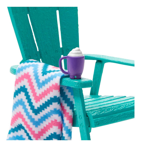 Muebles y accesorios Barbie Silla de patio trasero Hjv33 Mattel