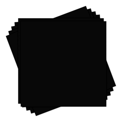 Cartulina Negra De 12 X 12 Pulgadas, Paquete De 24 Tarjetas 