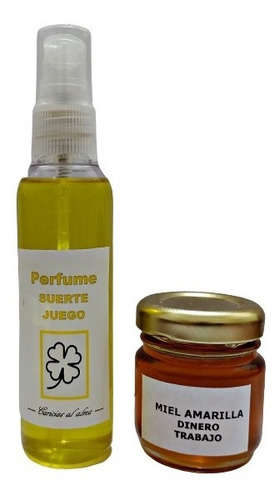 Combo Perfume Y Miel Suerte Juego 100% Natural - Oferta