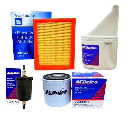 Kit 3 Filtros + 4l Aceite 10w40 Corsa Classic Agile 1.4 1.6