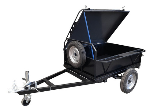 Carro De Arrastre Mediano Con Tapa