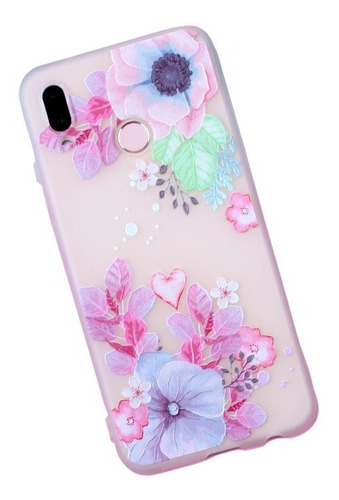Imagen 1 de 3 de Funda Protector Flores Slim Dama Hermosa Para Xiaomi Redmi
