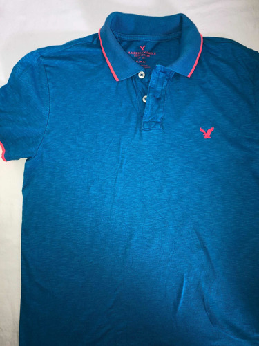 American Eagle Polo Caballero M Slim Fit 