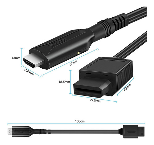Zx Hd1080p A Cable Convertidor Para Hdtv Monitor Smart Tv
