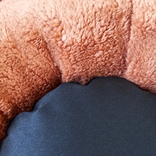 Imagen 4 de 5 de Nido Para Mascotas Redondo Corderito 50cm Perro Gato Cama