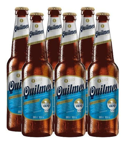 Cerveja Quilmes Pilsen Pack 6x340ml Long Neck Importada