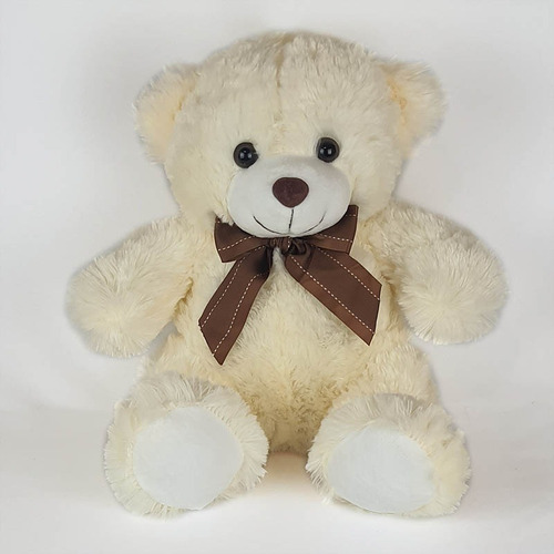 Urso De Pelúcia 35cm Creme