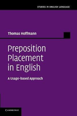 Libro Preposition Placement In English : A Usage-based Ap...