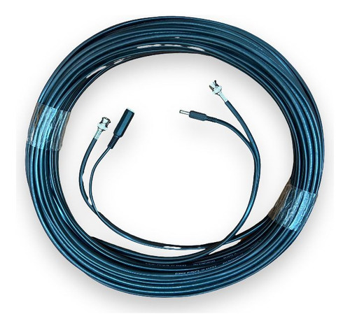 18mt De Cable Rg-59v Con Bnc P/cámaras Con Cables De Aliment