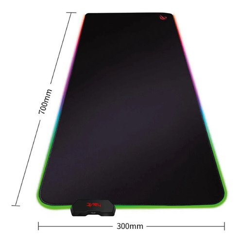 Imagen 2 de 2 de Pad Mouse Alfombrilla Rgb Havit Mp903 / 700mm X 300mm