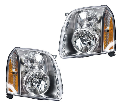 Set Faros Delanteros Depo Gmc Yukon 2007 - 2014