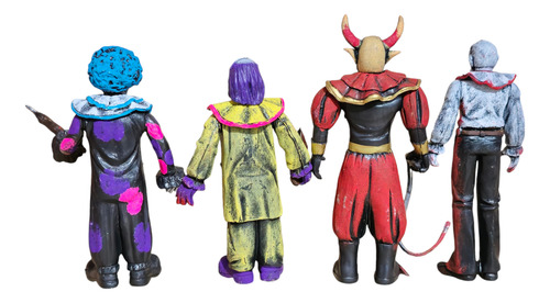 4 Figuras Juguete Clasicos Payasos Deep Web