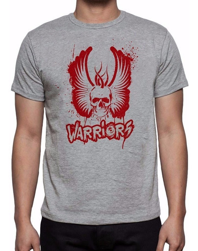 Camiseta Cinza Mescla The Warriors Os Selvagens Da Noite 125