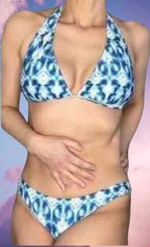Imagen 2 de 3 de Bikini 2 Piezas Copa Triangular Forro Frontal
