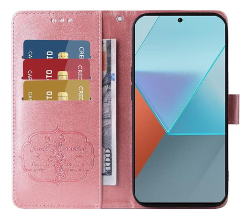 Funda Abatible For Xiaomi Redmi Note 13 Pro 5g Con Ranuras