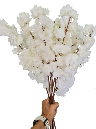 50 Ramas De Cerezo Flor Varas Durazno Artificial Ybl021