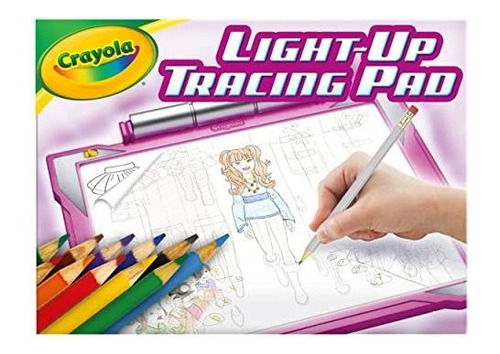 Crayola Light Up Tracing Pad Pink, Regalos Navideños Y Jugu