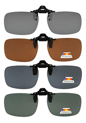 Eyekepper Flip-up Clip-on Gafas De Sol Polarizadas 60x43 Mm 