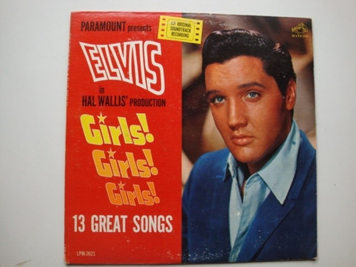 Elvis Presley Girls Girls Girls Lp Vinilo Usa 62 Rk