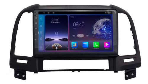 Stereo Android Pantalla 9 Hyundai Santa Fe 2+64 Carplay